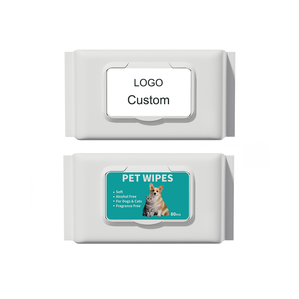 Customized Cleansing Grooming Deodorizing Hypoallergenic Thick Wipes Wholesale